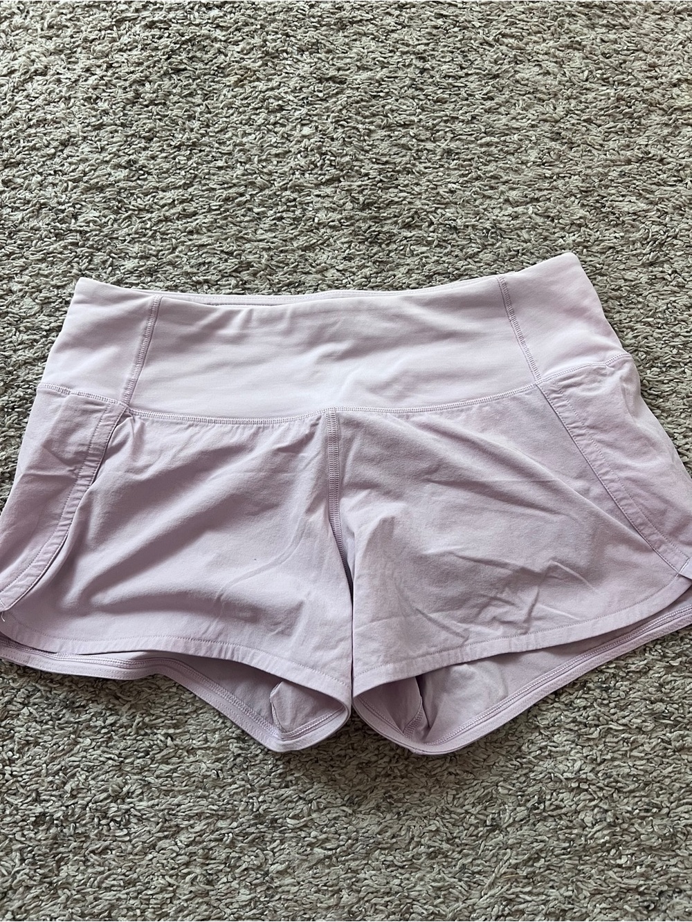 lululemon athletica Pale Lavender Athletic Shorts